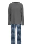 Dagi Dlhé pyžamo  modrá / antracitová / biela