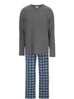 Dagi Dlhé pyžamo  modrá / antracitová / biela