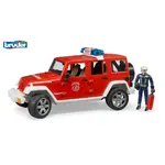 Jeep Rubicon, požární s figurkou