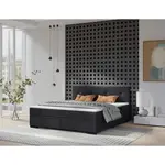MID.YOU POSTEL BOXSPRING, 180/200 cm, antracitová