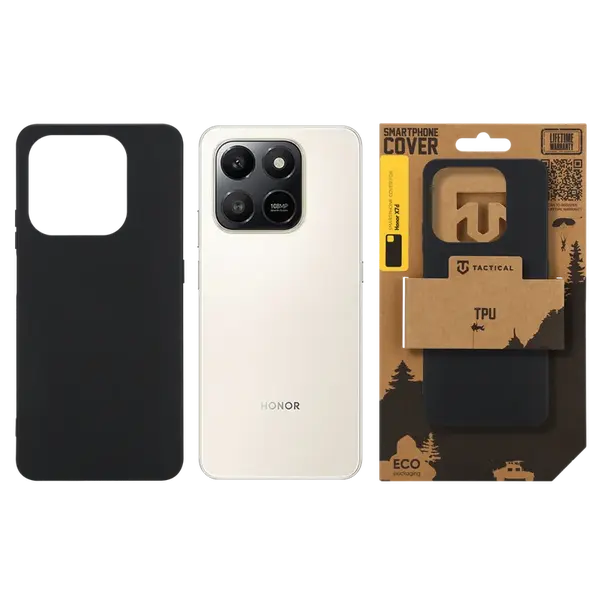 Zadní kryt Tactical TPU pro Honor X7d, černá