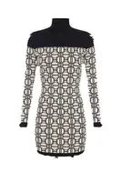 Šaty Elisabetta Franchi s geometrickým vzorem