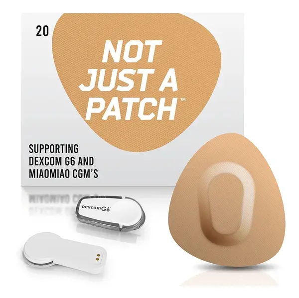 NOT JUST A PATCH Náplast k senzorům Dexcom / MiaoMiao tělová 20 kusů