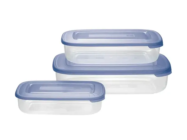 Tontarelli Dóza na potraviny Family obdélníková 3 ks modrá