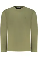 Pánské tričko s dlouhým rukávem, zelené