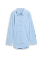 TOM TAILOR Blúzka  svetlomodrá / biela