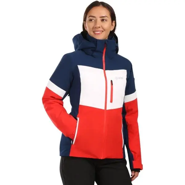 KILPI VALERA Dámska lyžiarska bunda, červená, veľkosť