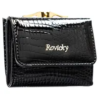 Dámská kožená peněženka černá - Rovicky Galax
