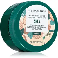 The Body Shop Shea Body Scrub cukrový telový peeling s bambuckým maslom 50 ml