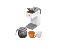 Kávovar s kanvicou a tečúcou vodou 20cm