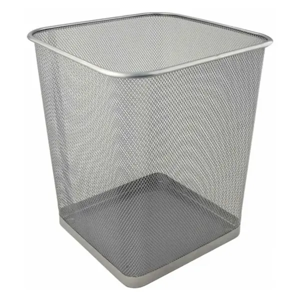 Odpadkový koš kovový 27x30cm, stříbrný