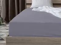 Jersey prostěradlo modrošedé 90 x 200 cm