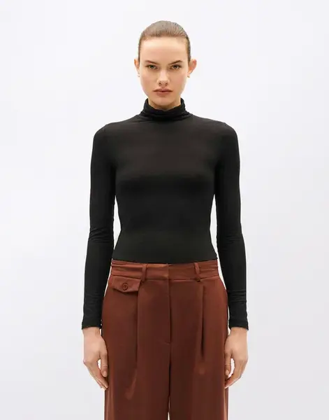 Tričko Thinking MU Black Noe Cachemire Top BLACK