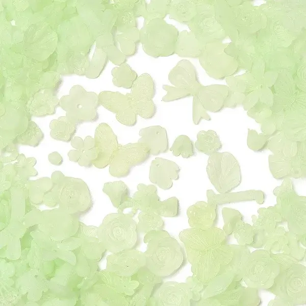 Frosted Transparent Acrylic Beads