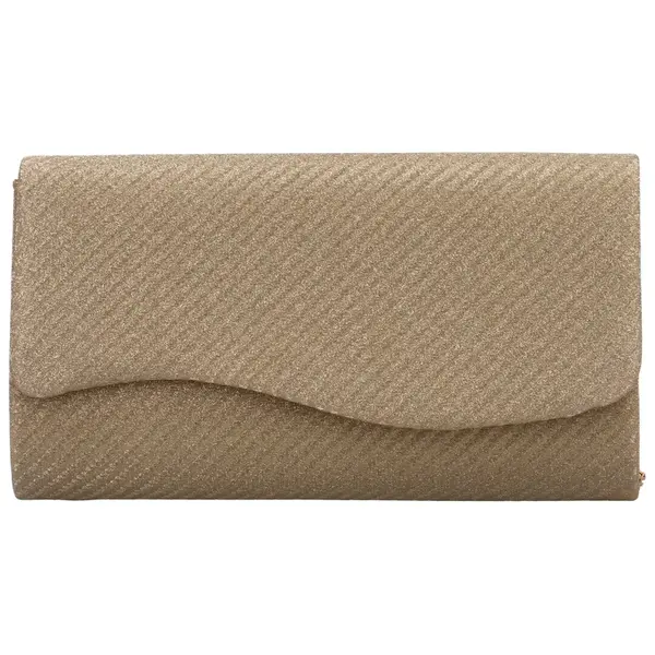 Dámska listová kabelka zlatá - Michelle Moon Lone