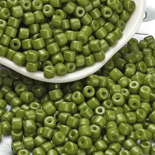 Baking Paint Pearlized Glass Seed Beads