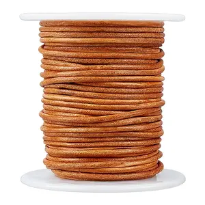 20M Round Cowhide Leather Cord