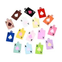 Spary Painted Alloy Pendants