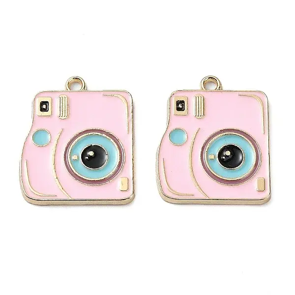 Rack Plating Alloy Enamel Pendants