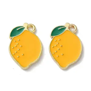 Fruit Alloy Enamel Charms