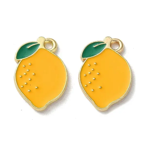 Fruit Alloy Enamel Charms