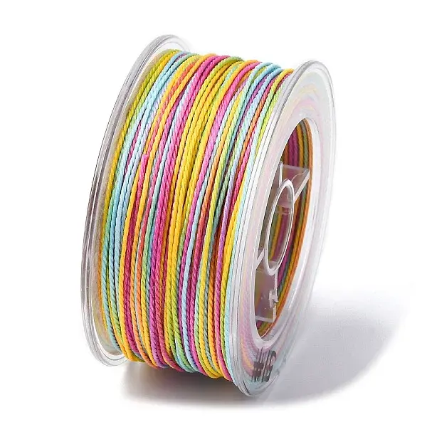 Segment Dyed Waxed Polyester Cord