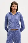 Velurová mikina Juicy Couture