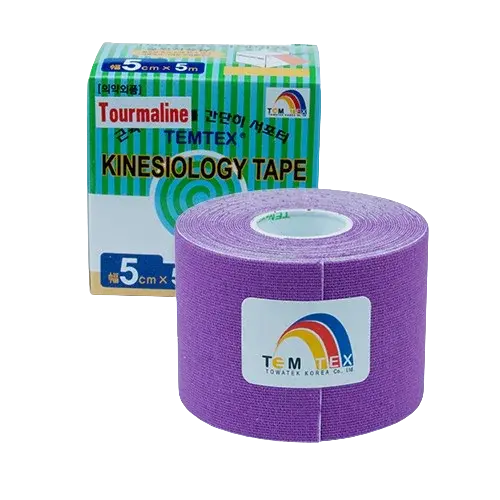 TEMTEX Tejp.  kinesio tape Tourmaline fialová 5cmx5m