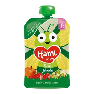 HAMI Příkrm kapsička Kiwi a jahoda 100 g