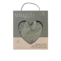 Termofor Aroma Home Faux Fur Long Hot Water Bottle šedá barva