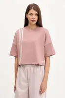 Tričko adidas Originals 3-Stripes dámské, oranžová barva, JW3613