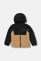 Dětská bunda Columbia Powder Lite hnědá barva, 2090023