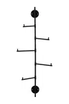 Nástěnný věšák House Doctor HDFlex 70,5 cm černá barva