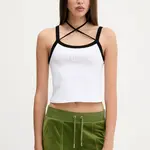 Top Juicy Couture bílá barva, JCWCT225302