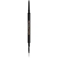 Makeup Revolution Precise Brow Pencil precizní tužka na obočí s kartáčkem odstín Brown 0.05 g