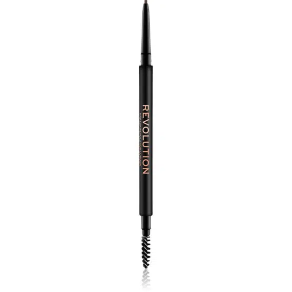 Makeup Revolution Precise Brow Pencil precizní tužka na obočí s kartáčkem odstín Brown 0.05 g