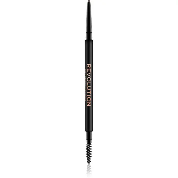 Revolution Precise Brow Pencil precizní tužka na obočí s kartáčkem odstín Brown 0.05 g
