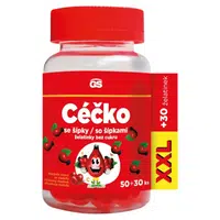 GS CÉČKO se šípky želatinky bez cukru XXL 50 + 30 kusů