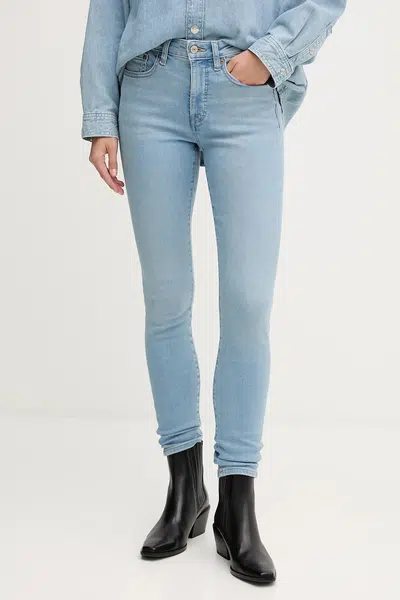 Džíny Calvin Klein Jeans dámské, modrá barva, LV047C776G