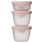 B.BOX Sada růžových krabiček Snack tubs 3 kusy