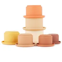 Bieco Silikonové stohovací kelímky - Chocolate Bliss