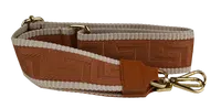 NovaKabelka.cz Látkový přídavný popruh camel