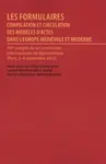 Les formulaires - Olivier Guyotjeannin, Laurent Morelle