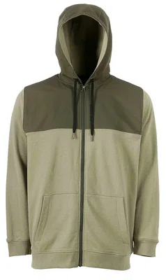 Grundéns mikina daggerboard fz hoodie deeo lichen green - m