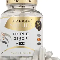 GOLDEN NATURE Triple Zinek + Měď 100 kapslí
