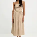 Šaty Answear.LAB béžová barva, midi