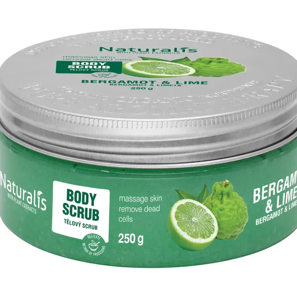 NATURALIS Cukrový peeling Bergamot&Lime 250 g