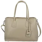 Dámská kožená kabelka přes rameno taupe - Delami Surevy