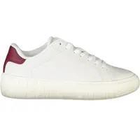 TOMMY HILFIGER WHITE WOMEN'S SPORTS SHOES