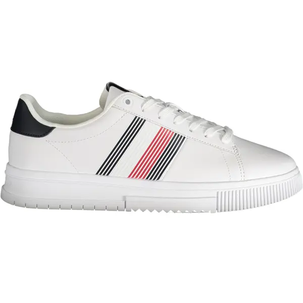 TOMMY HILFIGER MEN'S WHITE SPORTS SHOES